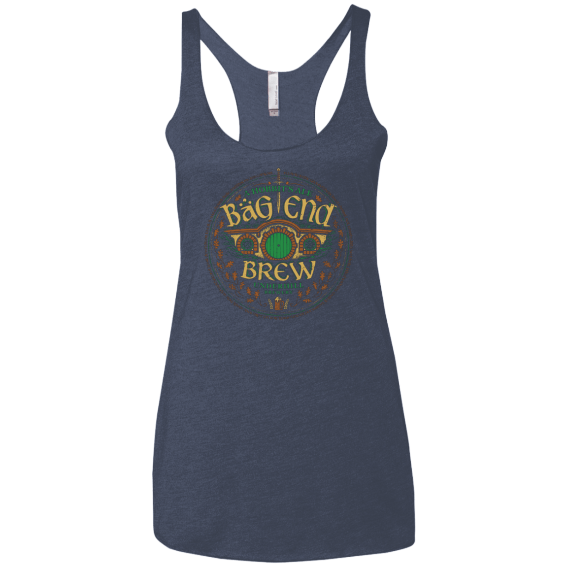 Bag End Brew Women's Triblend Racerback Tank