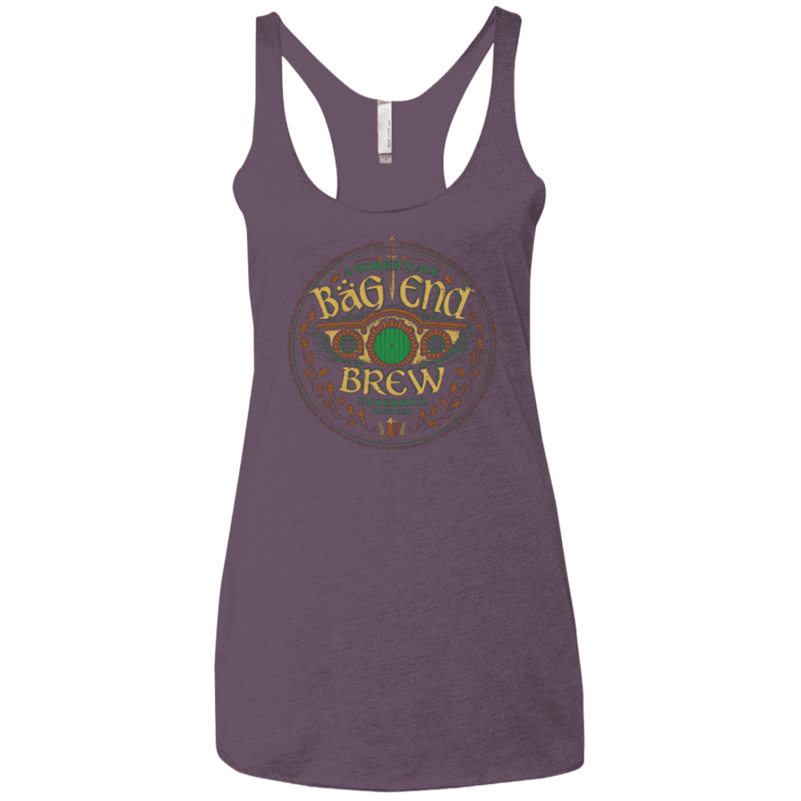 T-Shirts Vintage Purple / X-Small Bag End Brew Women's Triblend Racerback Tank