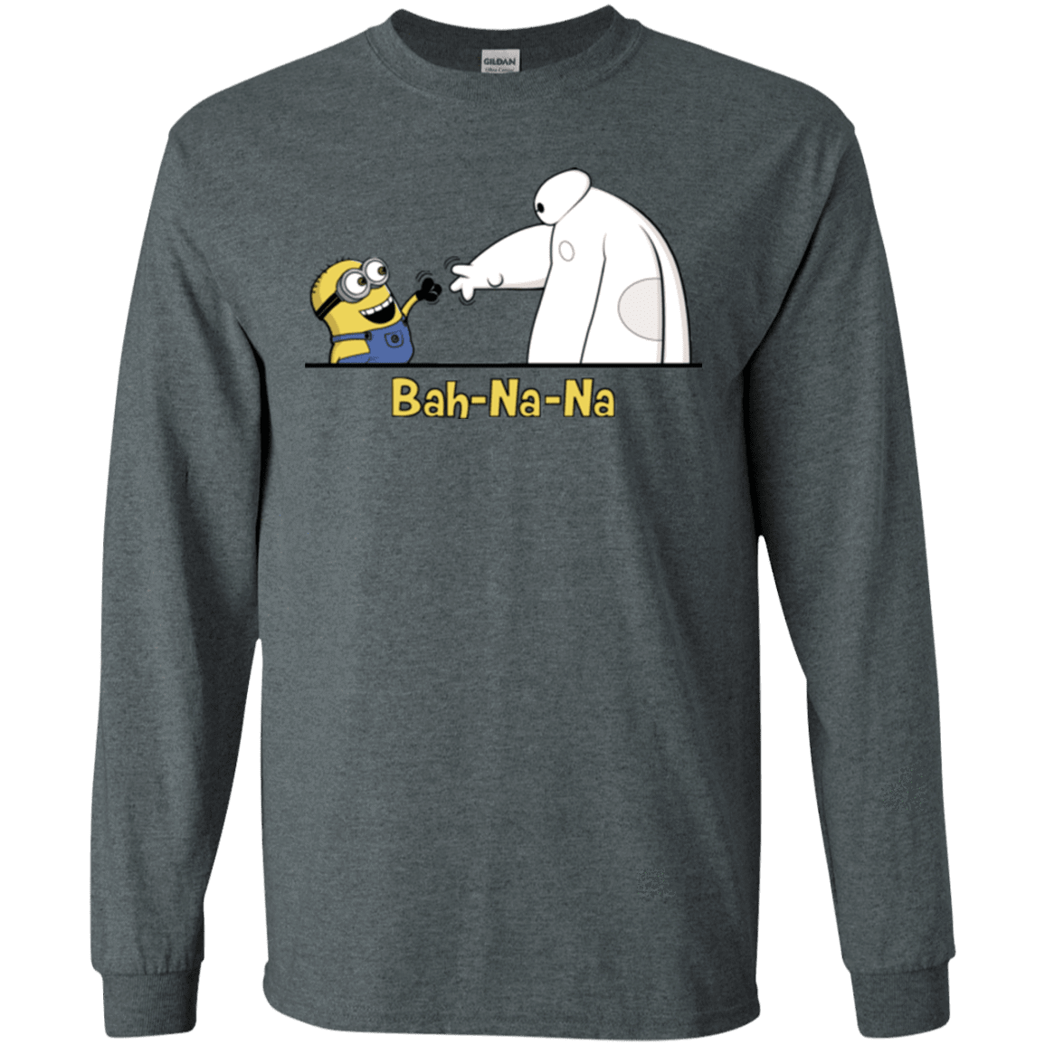 T-Shirts Dark Heather / S Bah-Na-Na Men's Long Sleeve T-Shirt