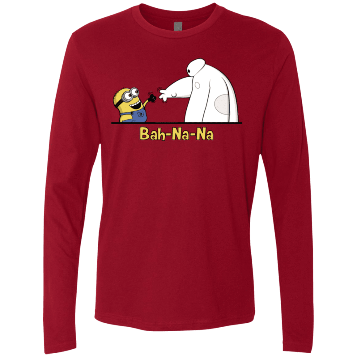 T-Shirts Cardinal / S Bah-Na-Na Men's Premium Long Sleeve