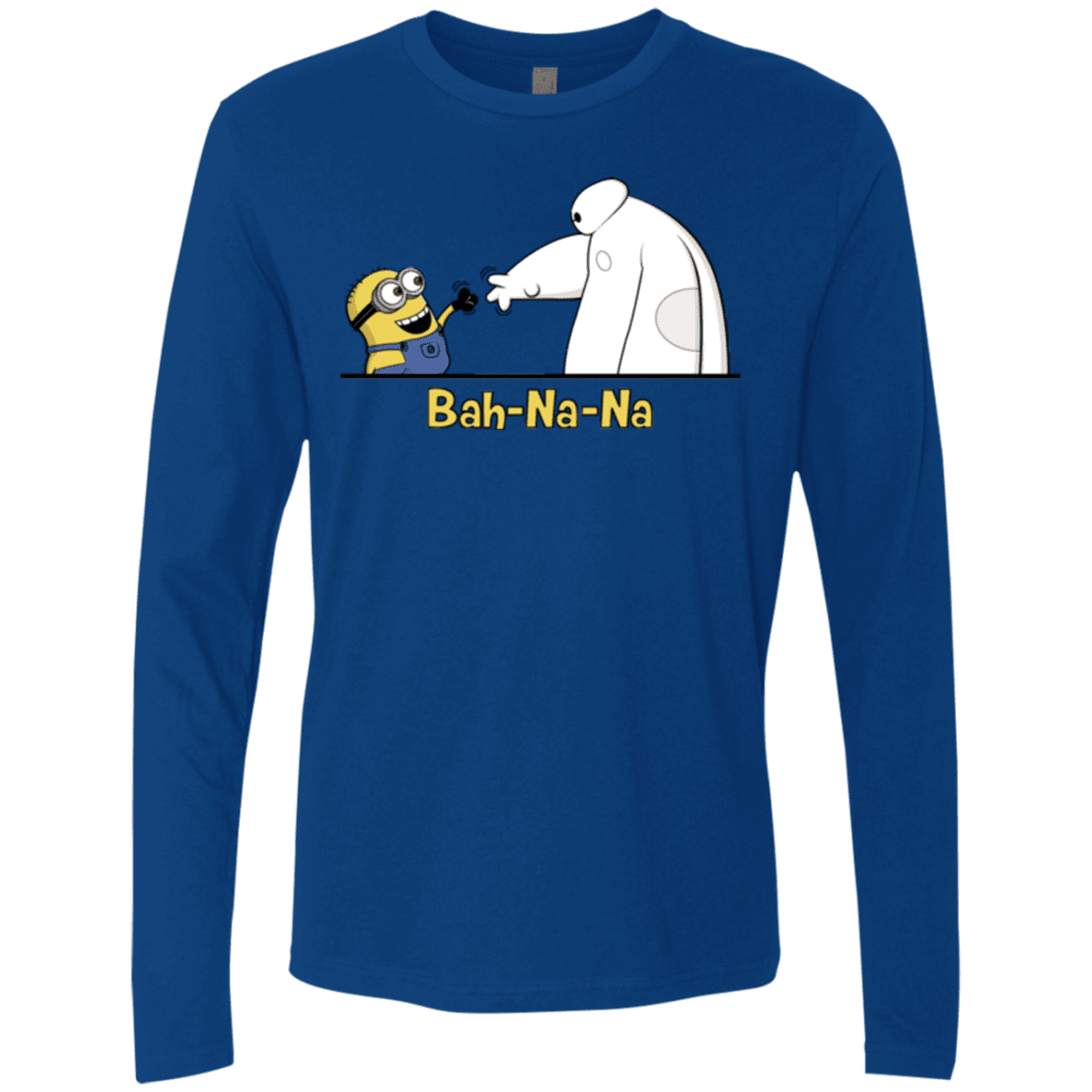 T-Shirts Royal / S Bah-Na-Na Men's Premium Long Sleeve