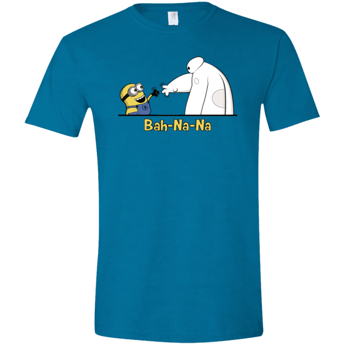 T-Shirts Antique Sapphire / S Bah-Na-Na Men's Semi-Fitted Softstyle