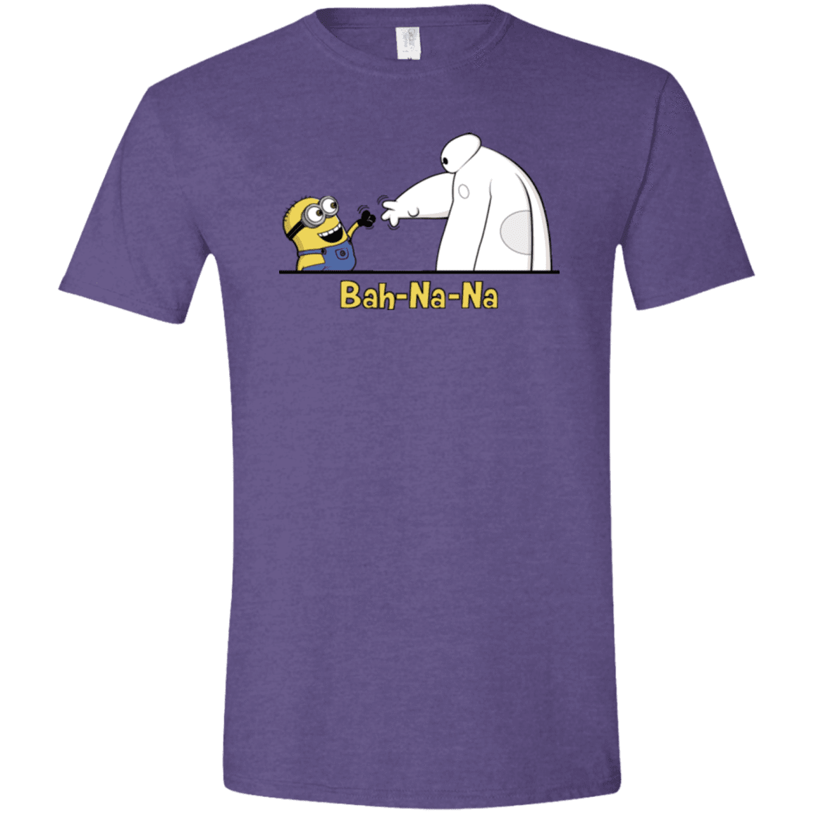 T-Shirts Heather Purple / S Bah-Na-Na Men's Semi-Fitted Softstyle