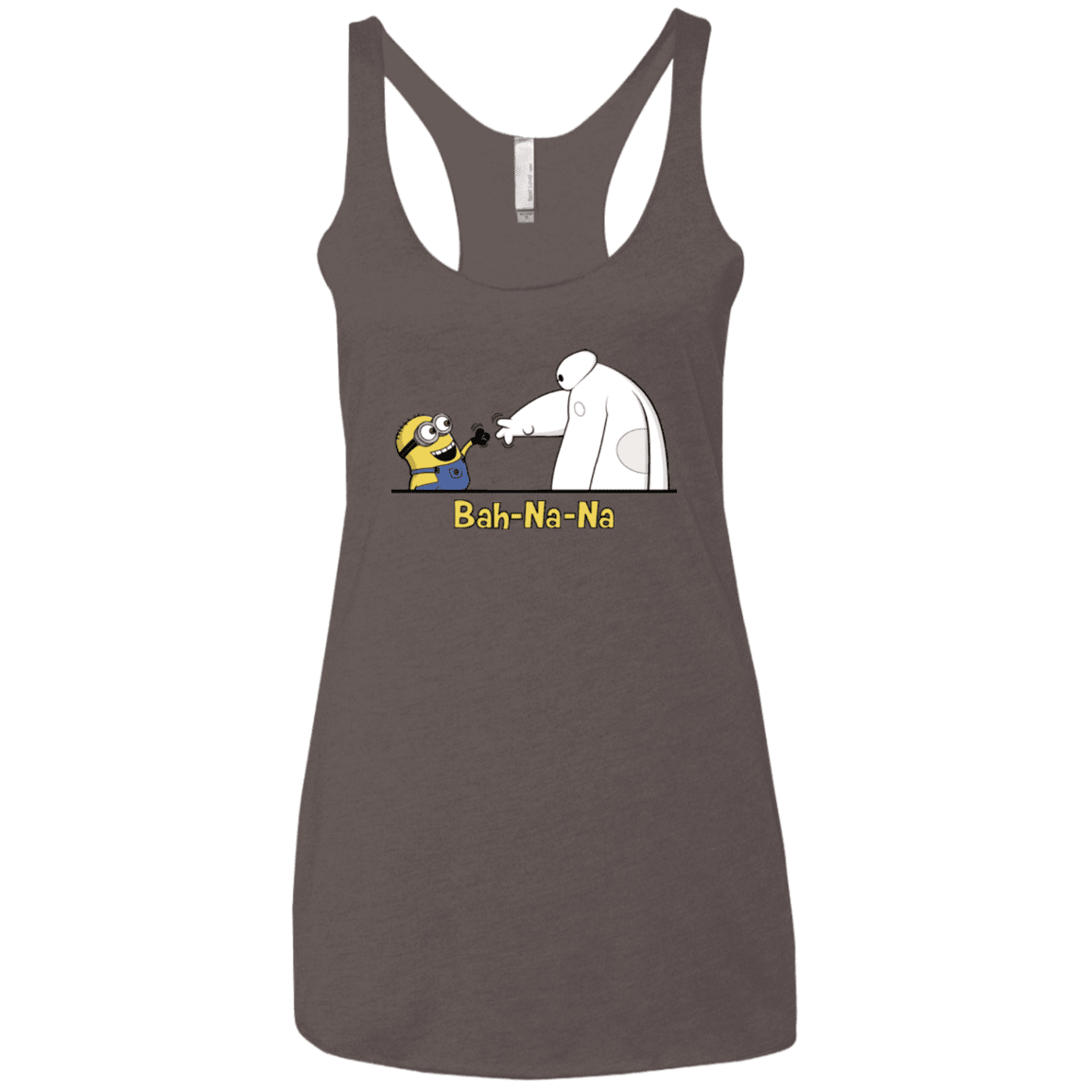 T-Shirts Macchiato / X-Small Bah-Na-Na Women's Triblend Racerback Tank