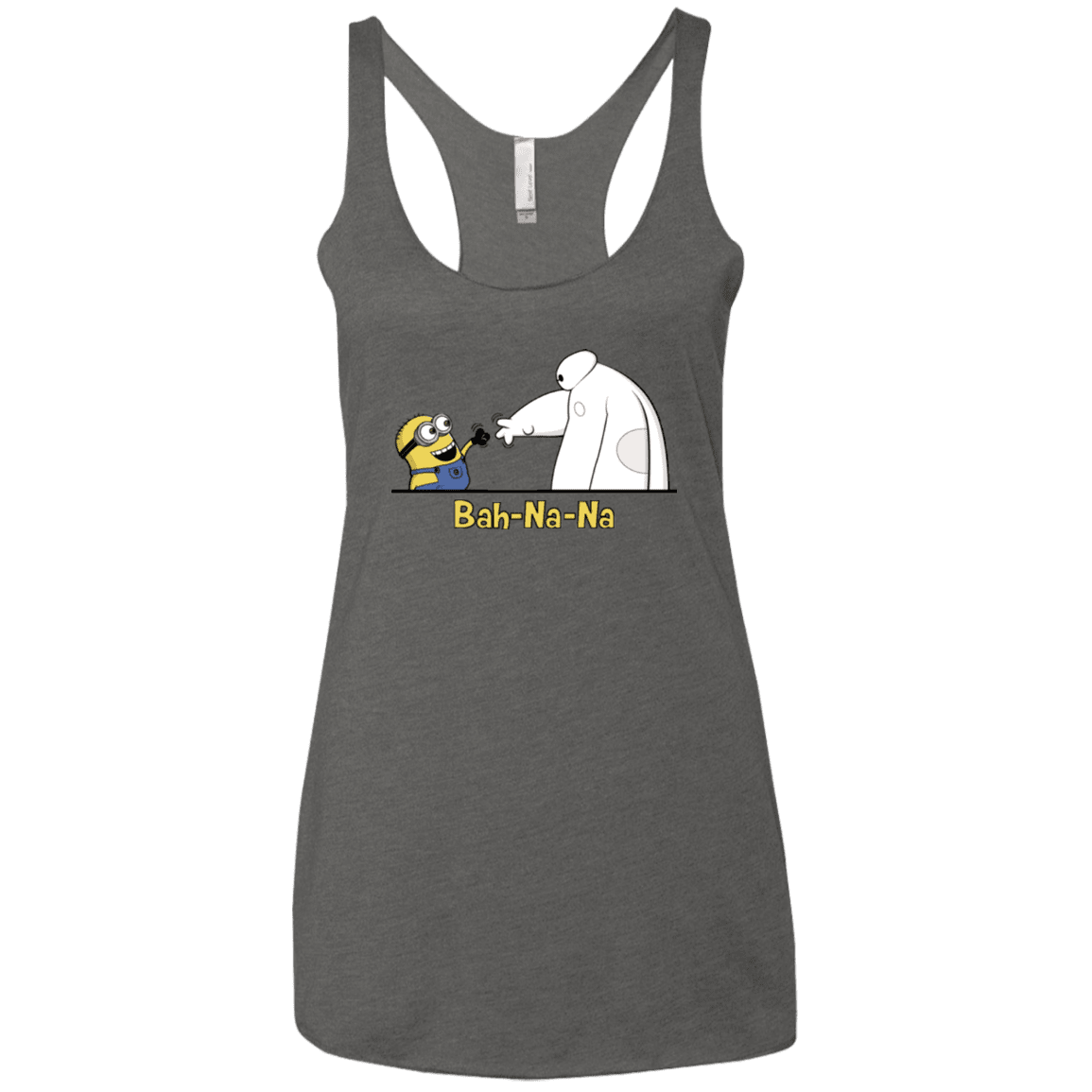 T-Shirts Premium Heather / X-Small Bah-Na-Na Women's Triblend Racerback Tank