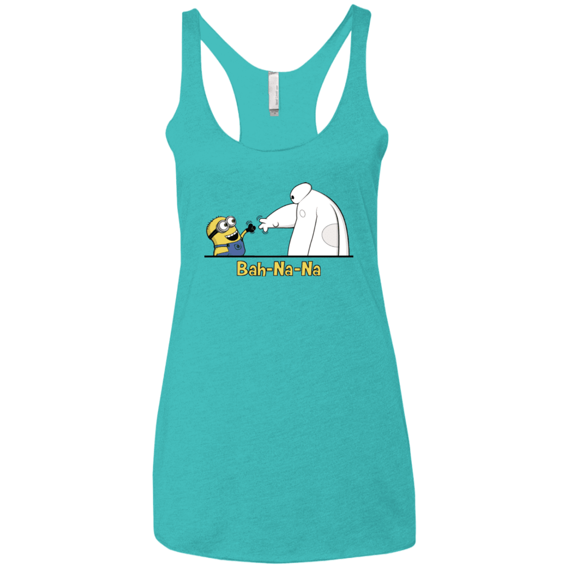 T-Shirts Tahiti Blue / X-Small Bah-Na-Na Women's Triblend Racerback Tank