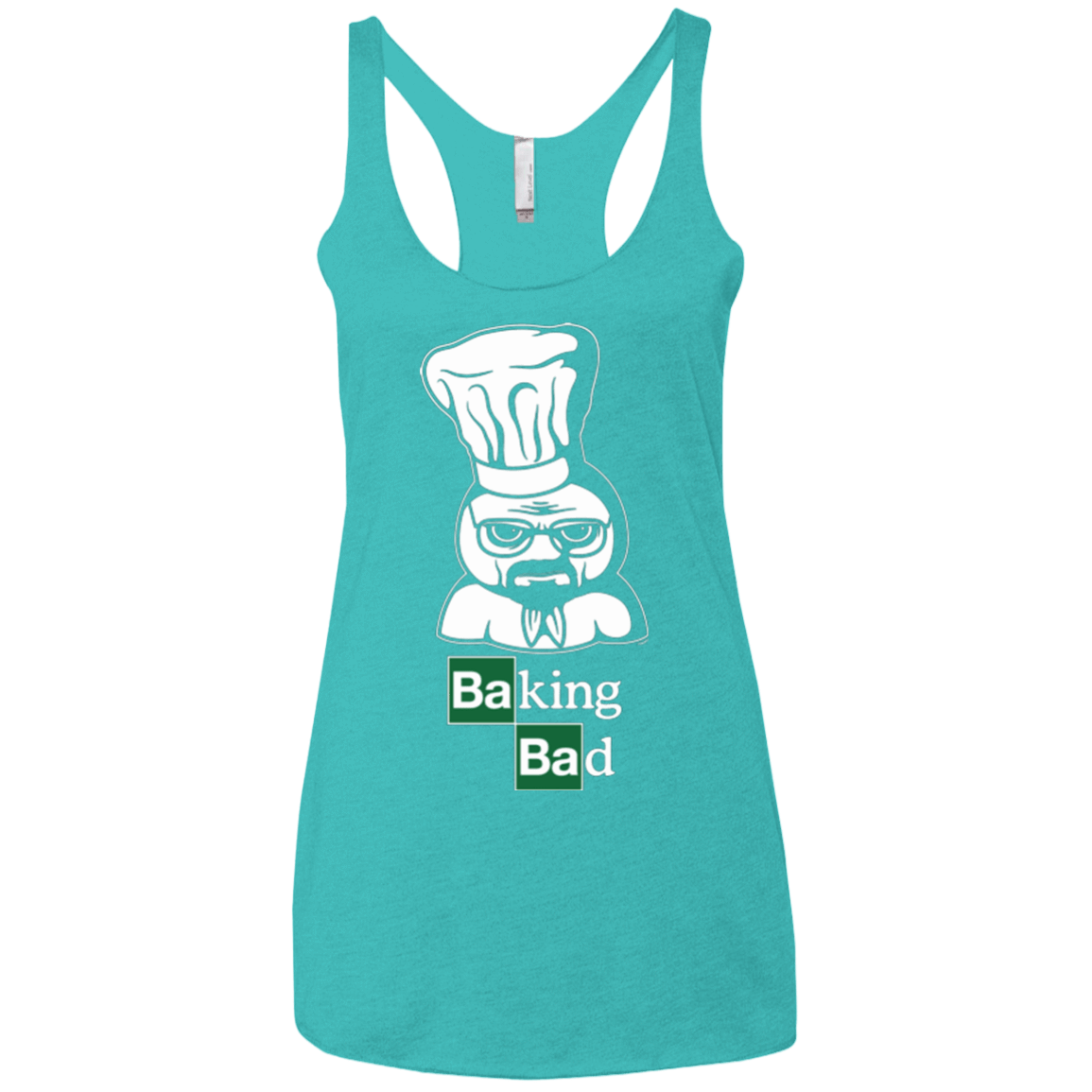 T-Shirts Tahiti Blue / X-Small Baking Bad Women's Triblend Racerback Tank