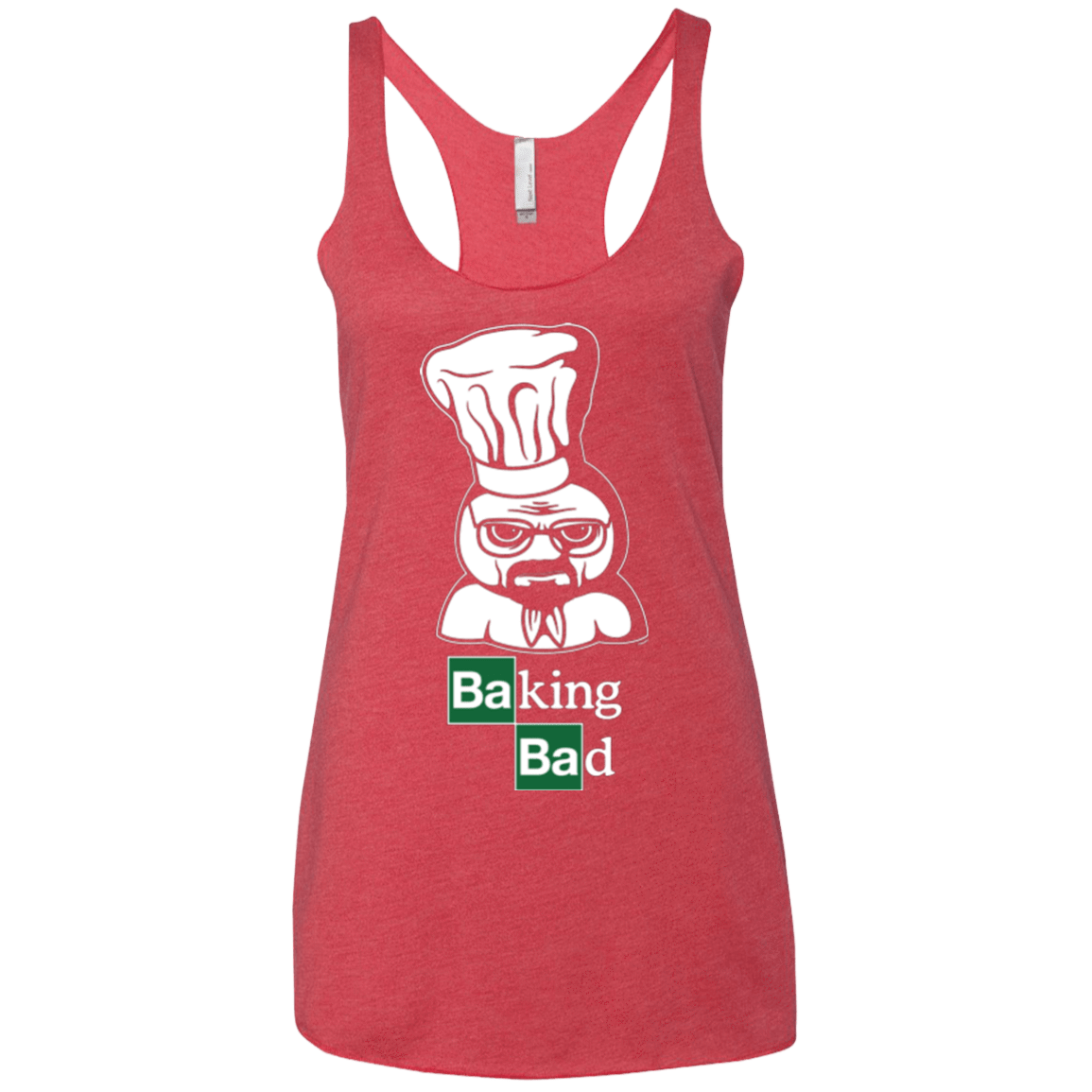 T-Shirts Vintage Red / X-Small Baking Bad Women's Triblend Racerback Tank