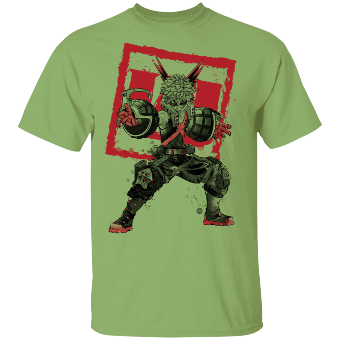 T-Shirts Kiwi / S Bakugo sumi-e T-Shirt
