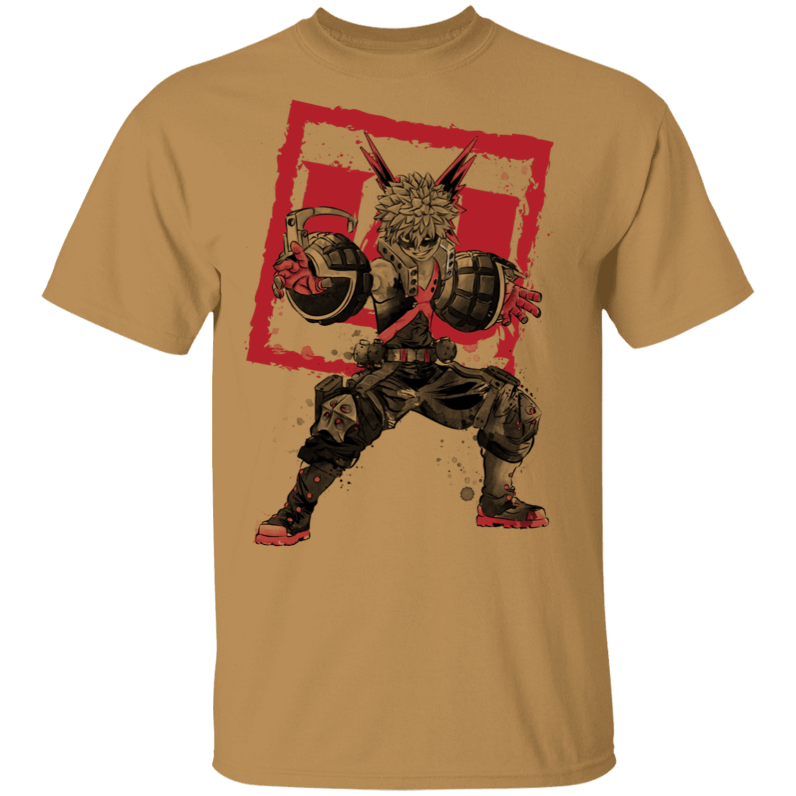 T-Shirts Old Gold / S Bakugo sumi-e T-Shirt