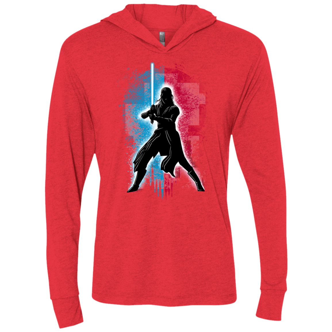 T-Shirts Vintage Red / X-Small Balance Knight Triblend Long Sleeve Hoodie Tee