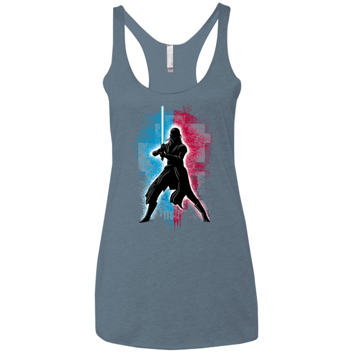 T-Shirts Indigo / X-Small Balance Knight Women's Triblend Racerback Tank