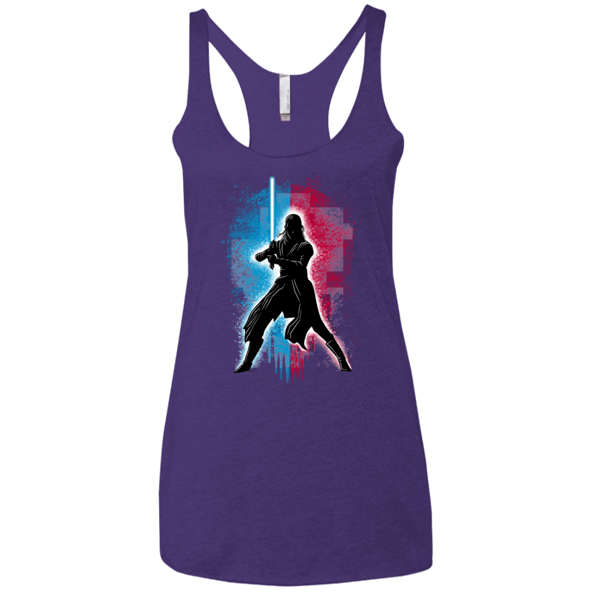 T-Shirts Purple / X-Small Balance Knight Women's Triblend Racerback Tank