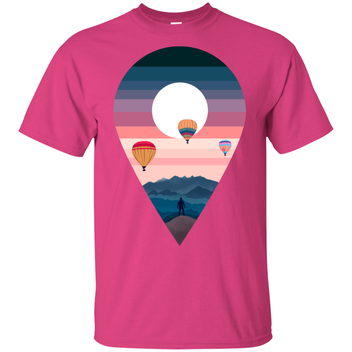 T-Shirts Heliconia / S Balloon Landscape T-Shirt