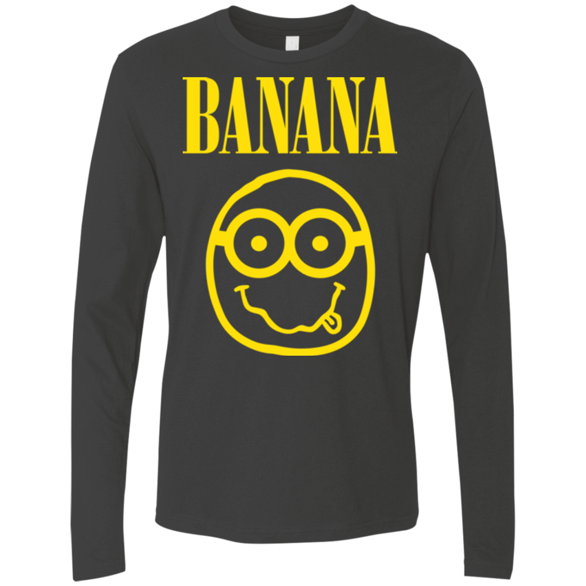 T-Shirts Heavy Metal / Small Banana Men's Premium Long Sleeve
