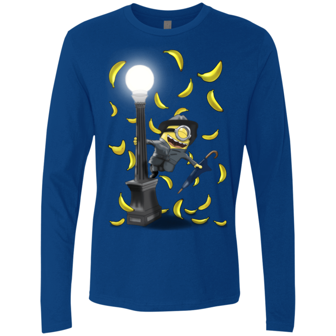 T-Shirts Royal / S Banana Rain Men's Premium Long Sleeve