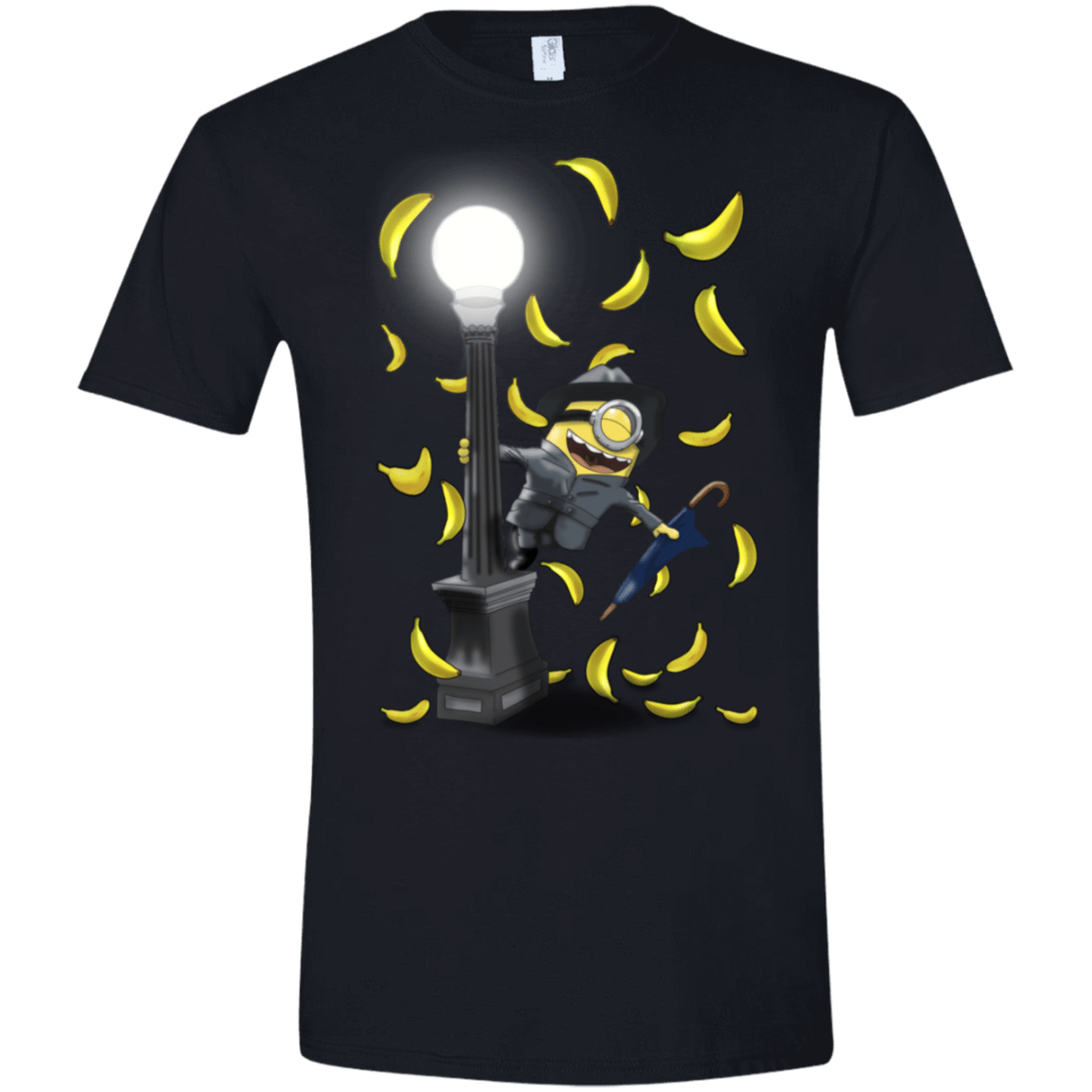 T-Shirts Black / X-Small Banana Rain Men's Semi-Fitted Softstyle
