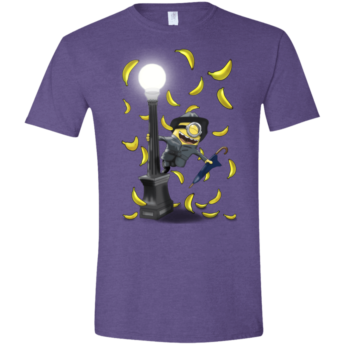 T-Shirts Heather Purple / S Banana Rain Men's Semi-Fitted Softstyle