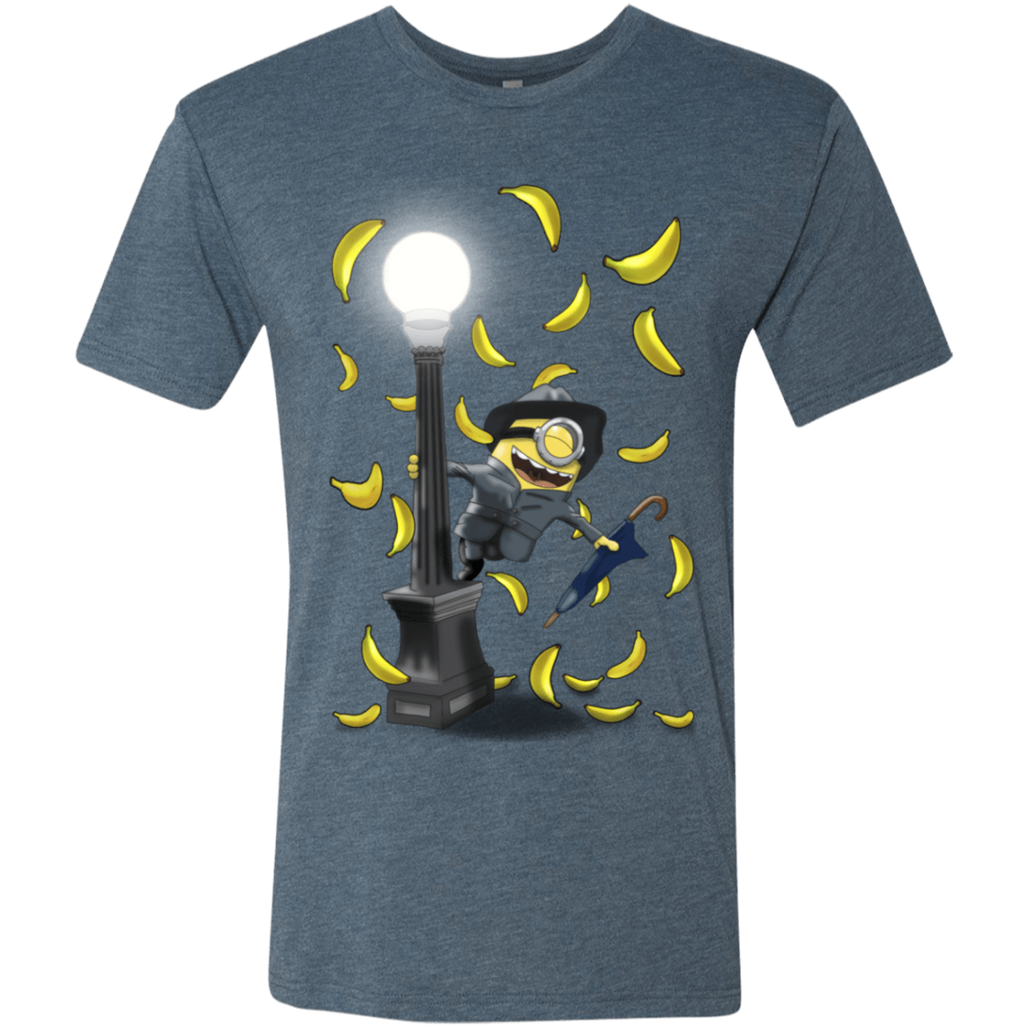 T-Shirts Indigo / S Banana Rain Men's Triblend T-Shirt