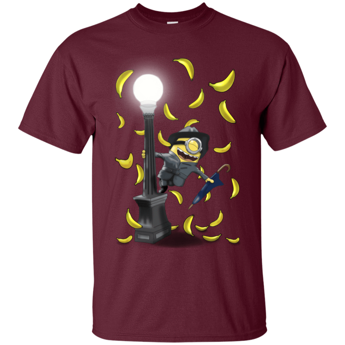 T-Shirts Maroon / S Banana Rain T-Shirt