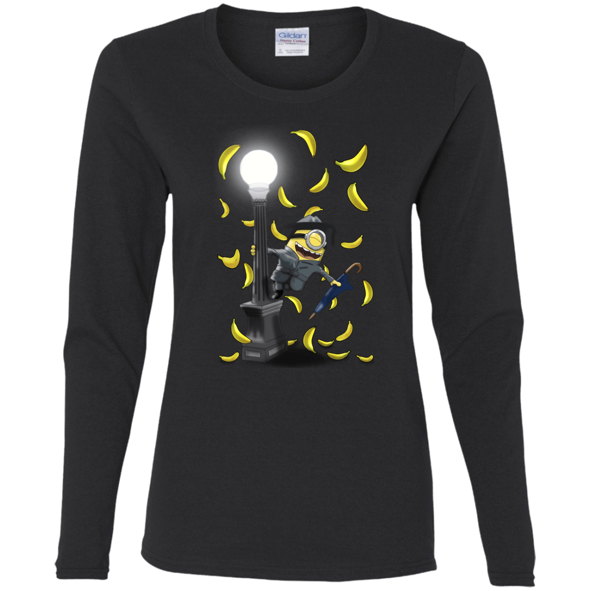 T-Shirts Black / S Banana Rain Women's Long Sleeve T-Shirt