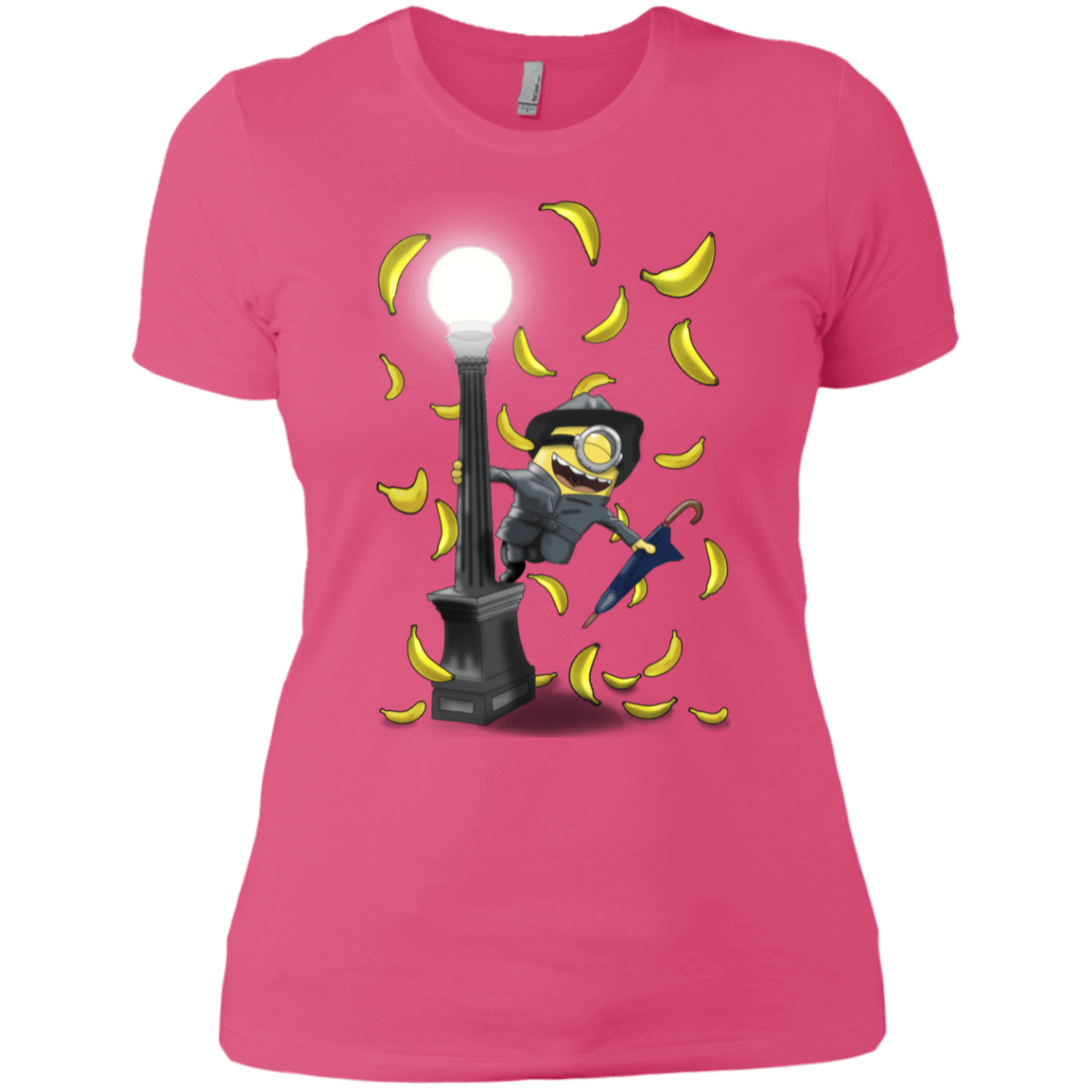 T-Shirts Hot Pink / X-Small Banana Rain Women's Premium T-Shirt
