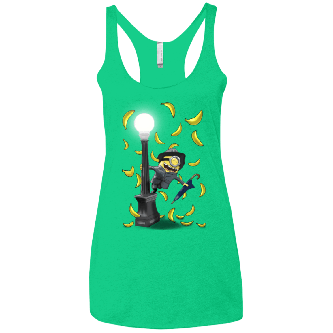T-Shirts Envy / X-Small Banana Rain Women's Triblend Racerback Tank