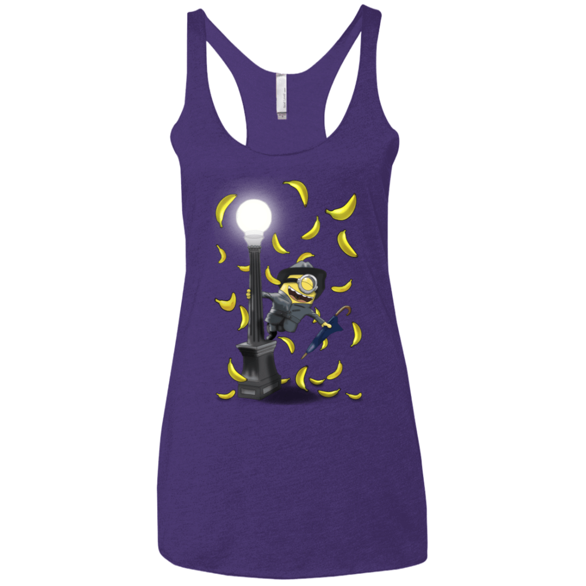 T-Shirts Purple Rush / X-Small Banana Rain Women's Triblend Racerback Tank