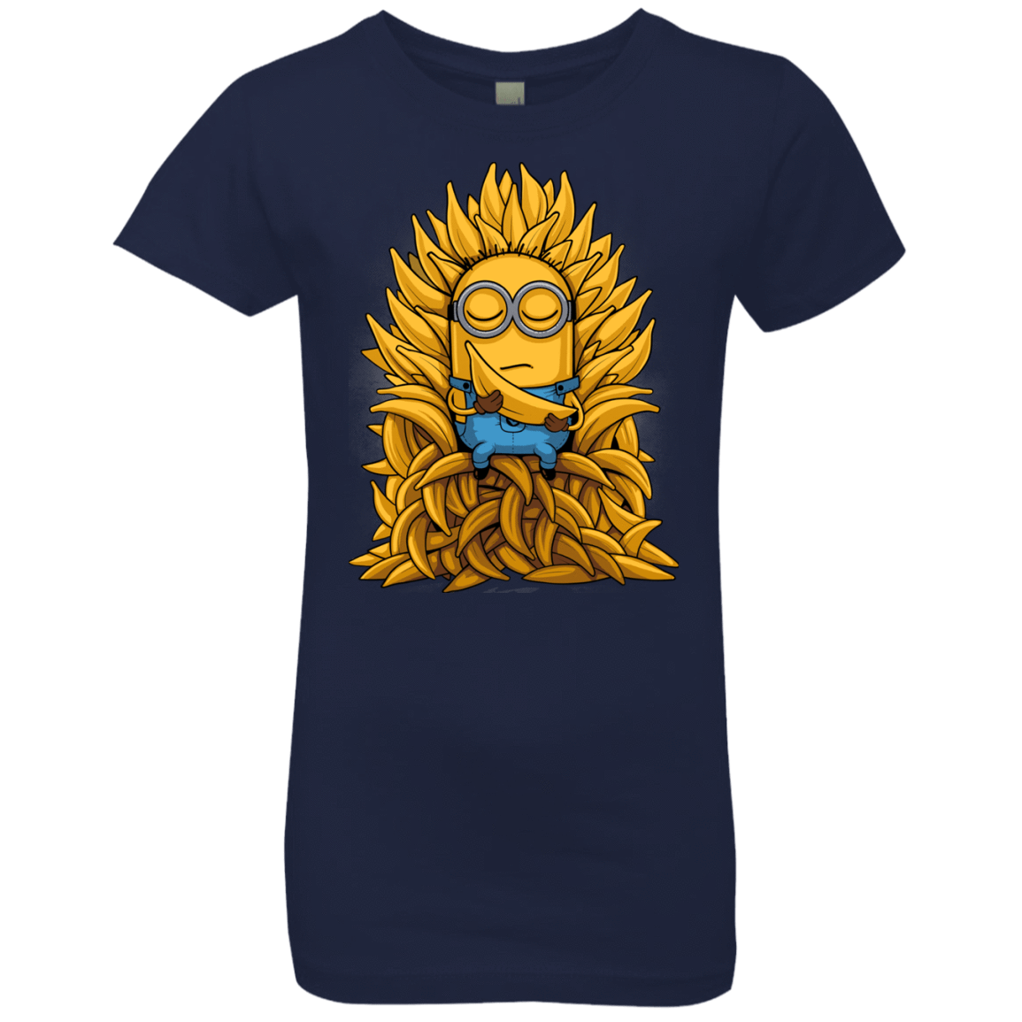 T-Shirts Midnight Navy / YXS Banana Throne Girls Premium T-Shirt