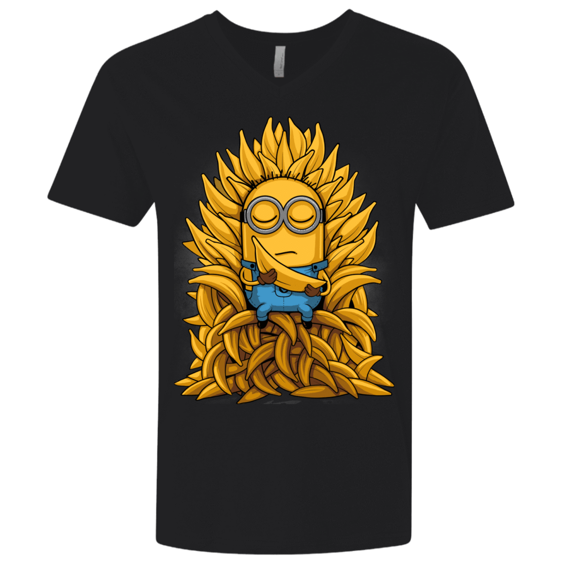 T-Shirts Black / X-Small Banana Throne Men's Premium V-Neck