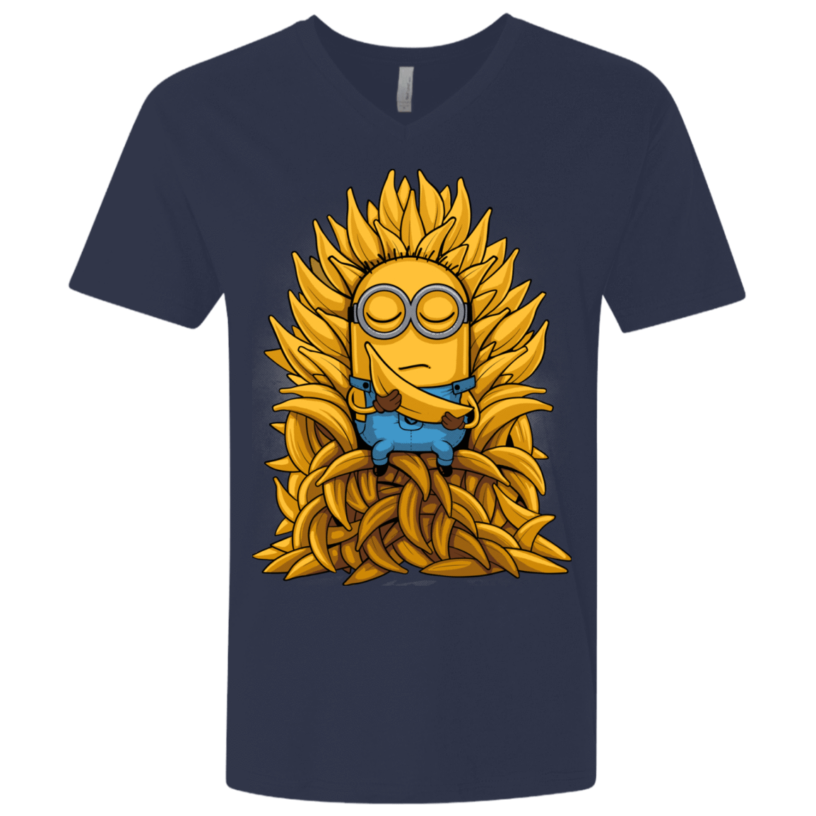 T-Shirts Midnight Navy / X-Small Banana Throne Men's Premium V-Neck