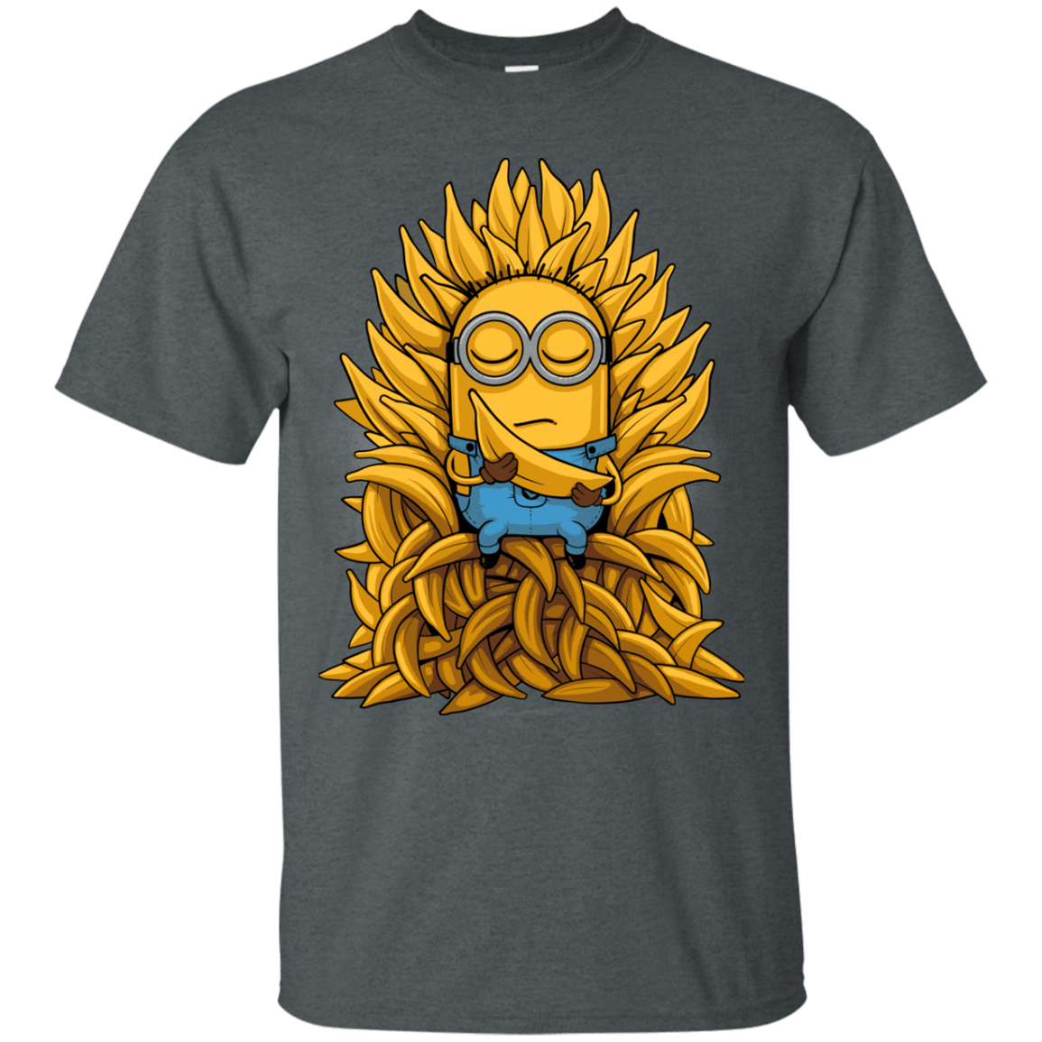 T-Shirts Dark Heather / Small Banana Throne T-Shirt