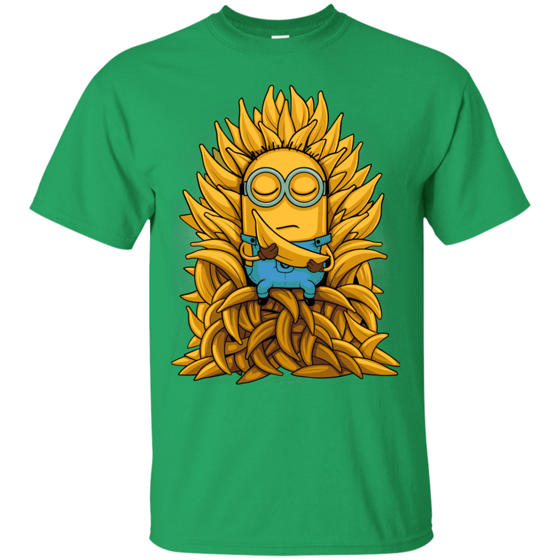 T-Shirts Irish Green / Small Banana Throne T-Shirt