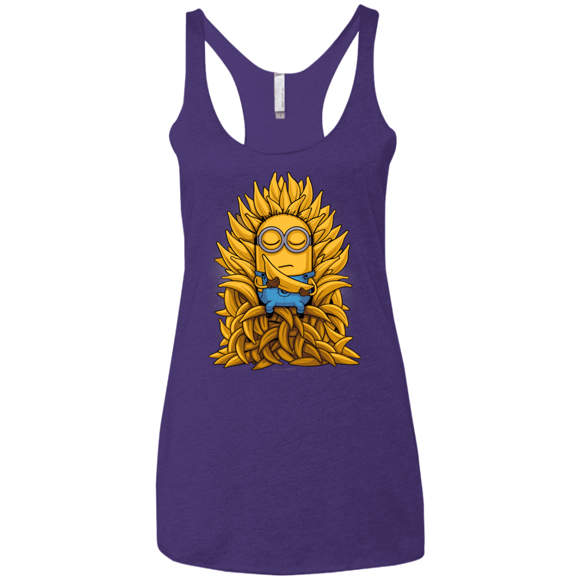 T-Shirts Purple / X-Small Banana Throne Women's Triblend Racerback Tank