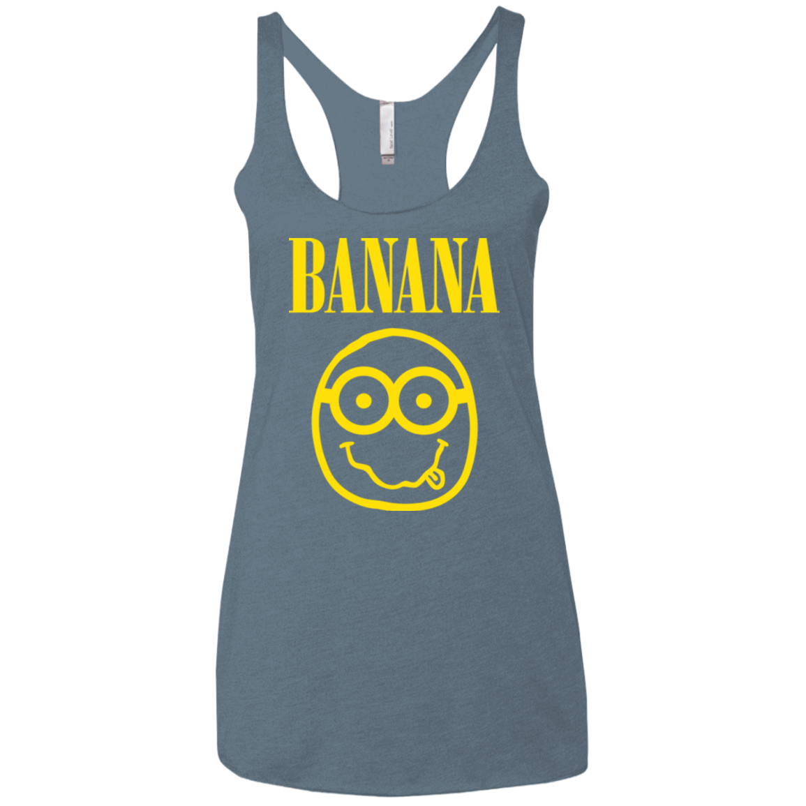 T-Shirts Indigo / X-Small Banana Women's Triblend Racerback Tank
