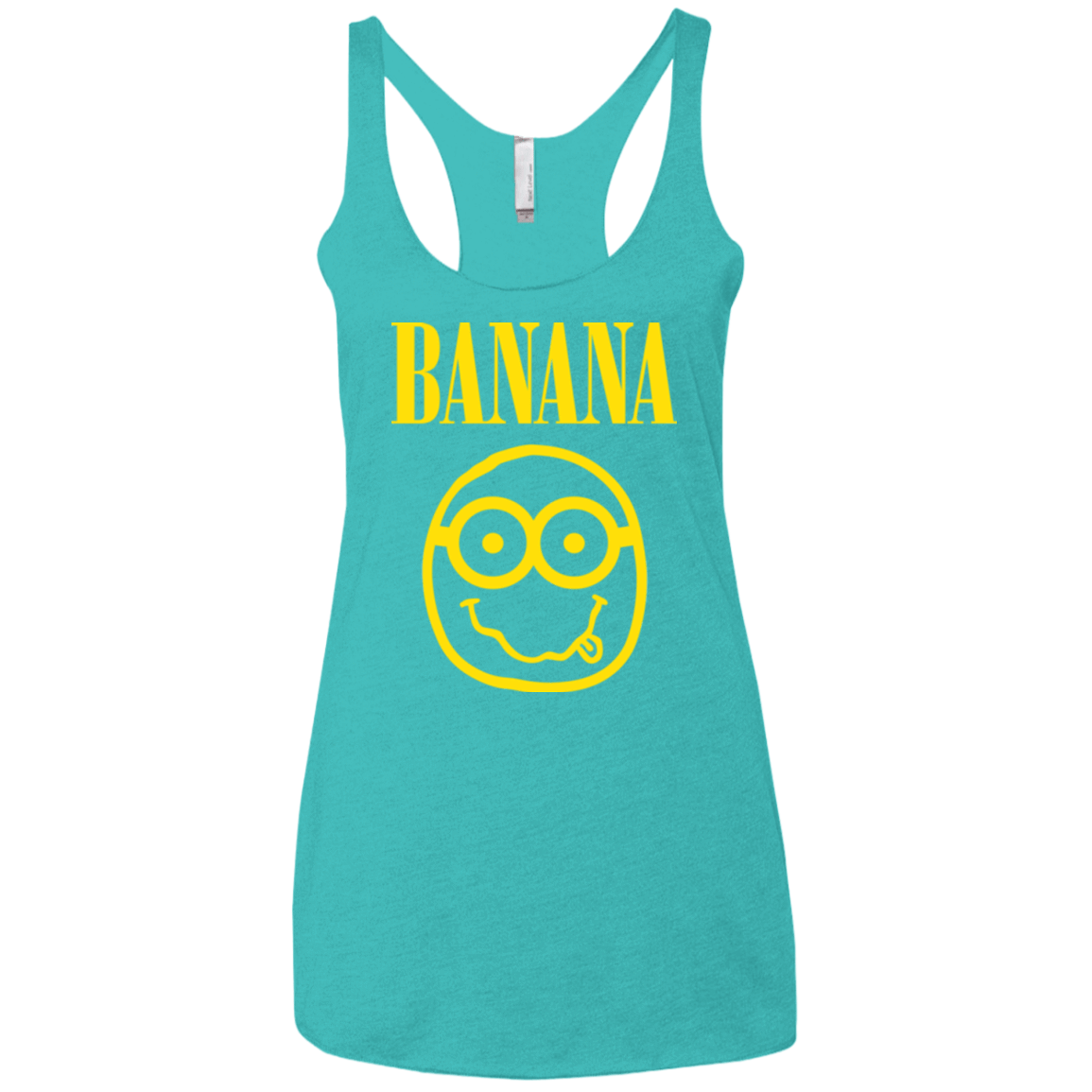T-Shirts Tahiti Blue / X-Small Banana Women's Triblend Racerback Tank