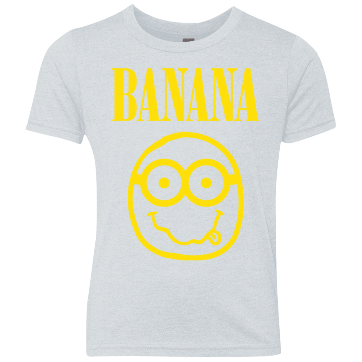 T-Shirts Heather White / YXS Banana Youth Triblend T-Shirt