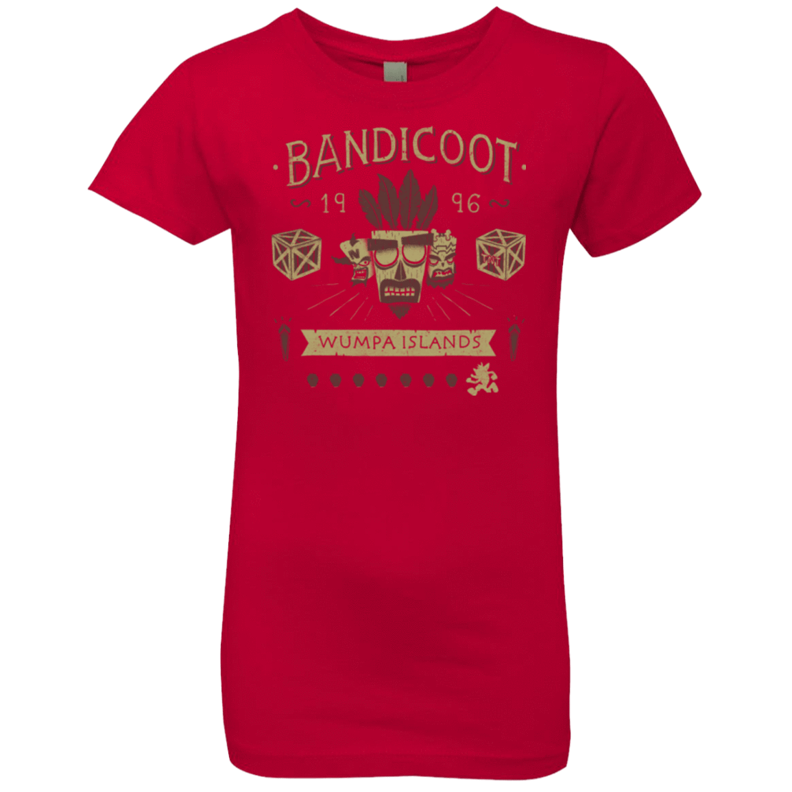 T-Shirts Red / YXS Bandicoot Time Girls Premium T-Shirt