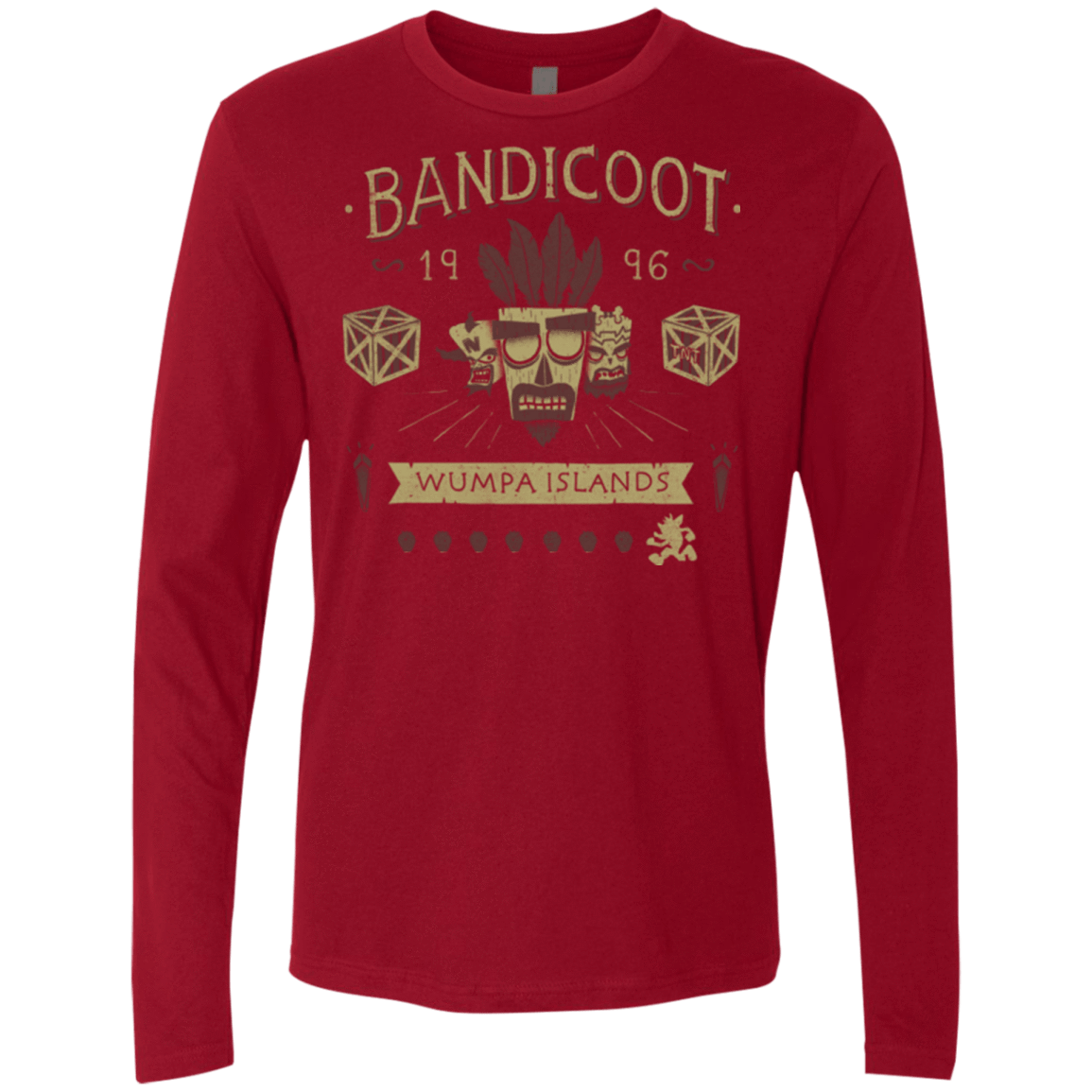 T-Shirts Cardinal / Small Bandicoot Time Men's Premium Long Sleeve