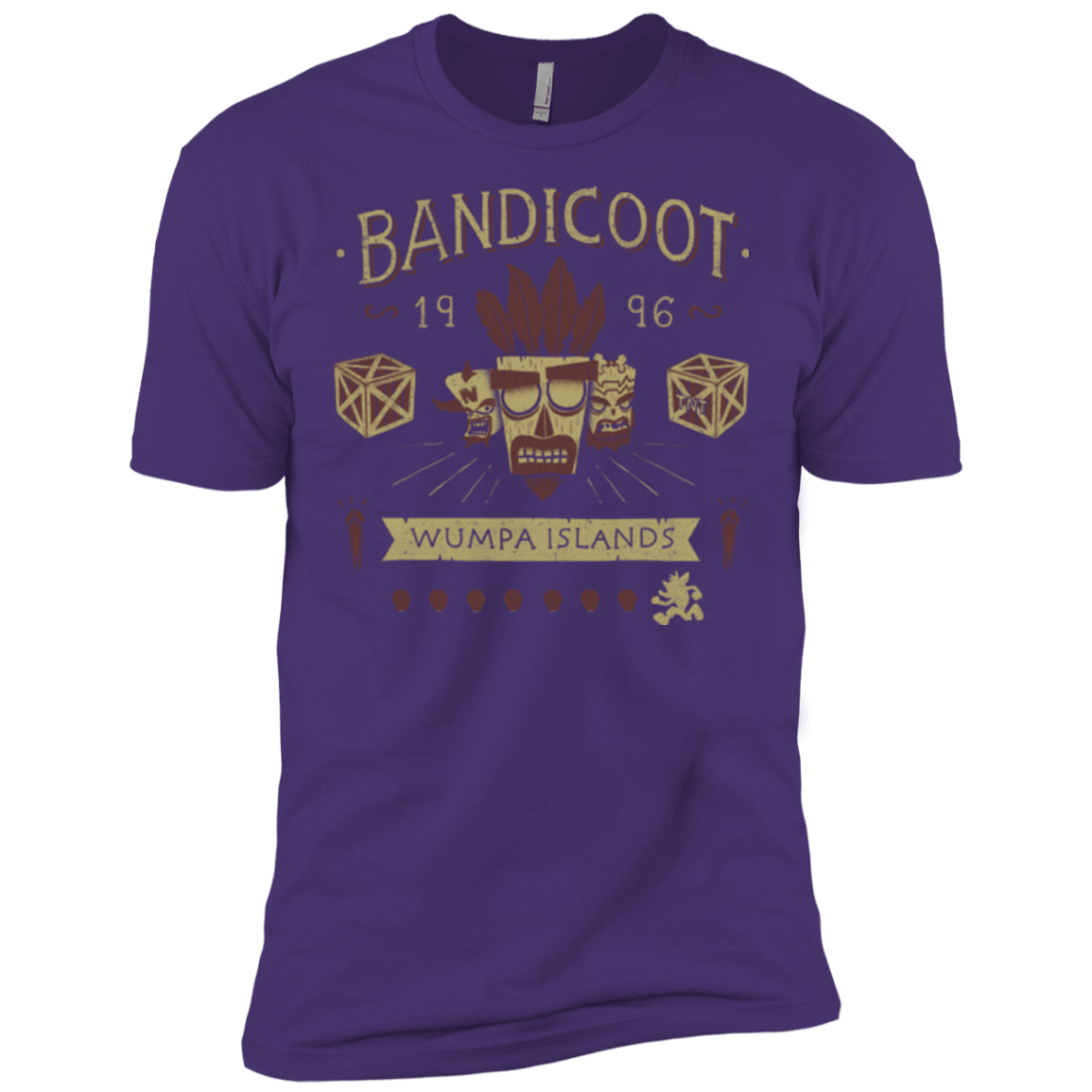T-Shirts Purple / X-Small Bandicoot Time Men's Premium T-Shirt