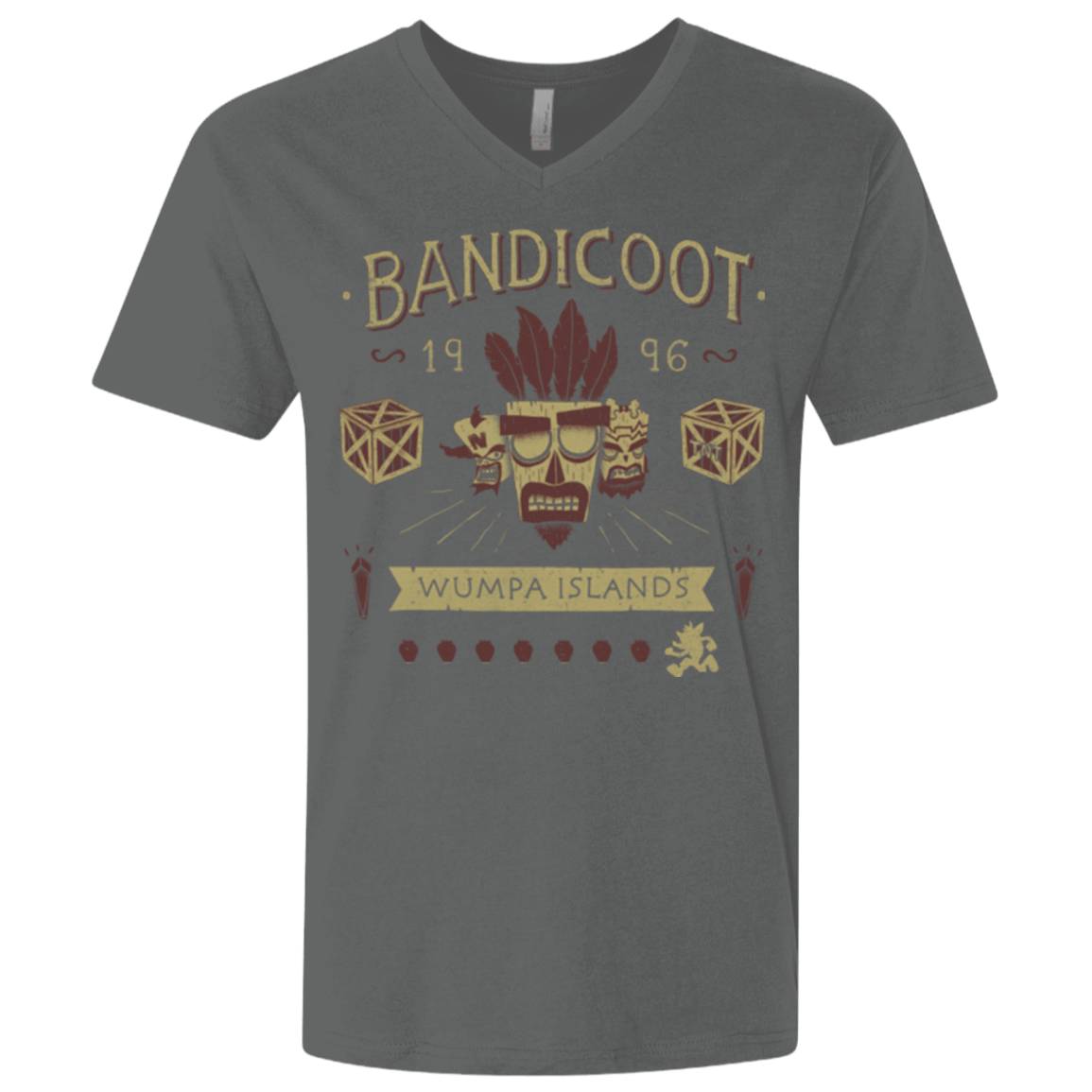 T-Shirts Heavy Metal / X-Small Bandicoot Time Men's Premium V-Neck