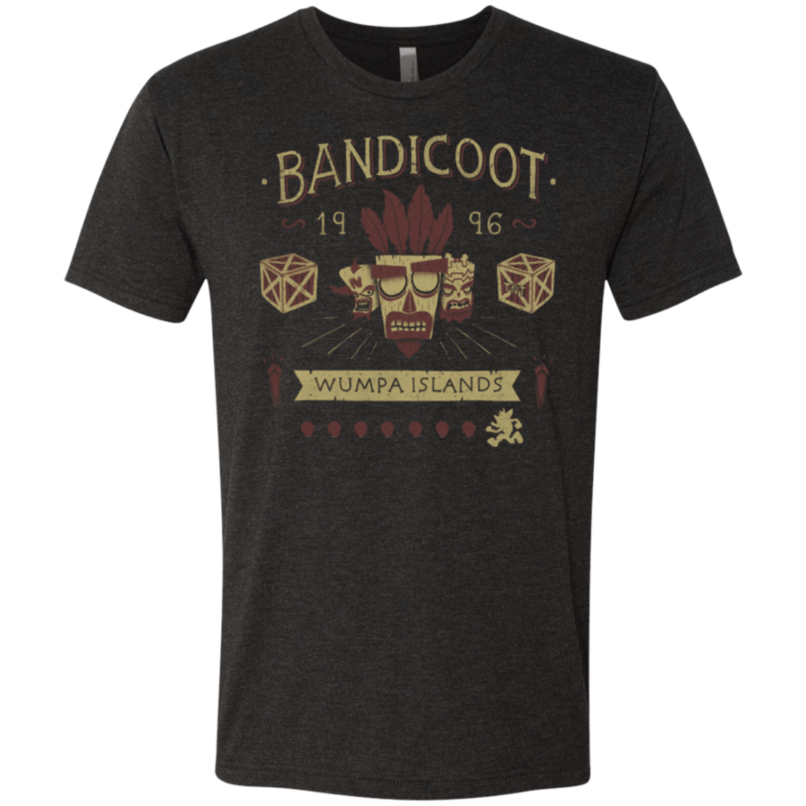 T-Shirts Vintage Black / Small Bandicoot Time Men's Triblend T-Shirt