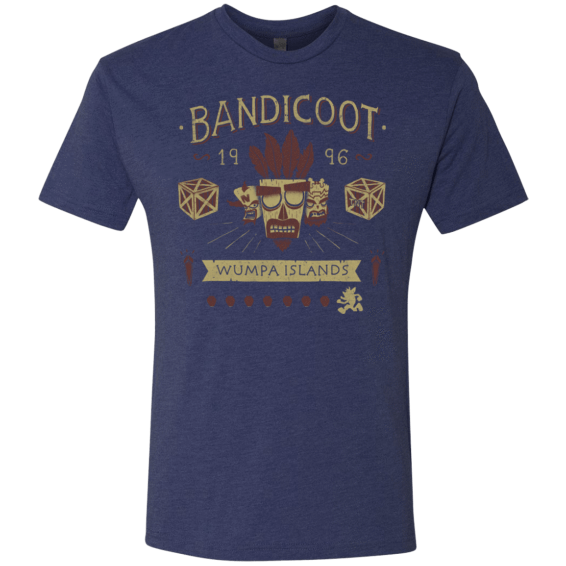 T-Shirts Vintage Navy / Small Bandicoot Time Men's Triblend T-Shirt
