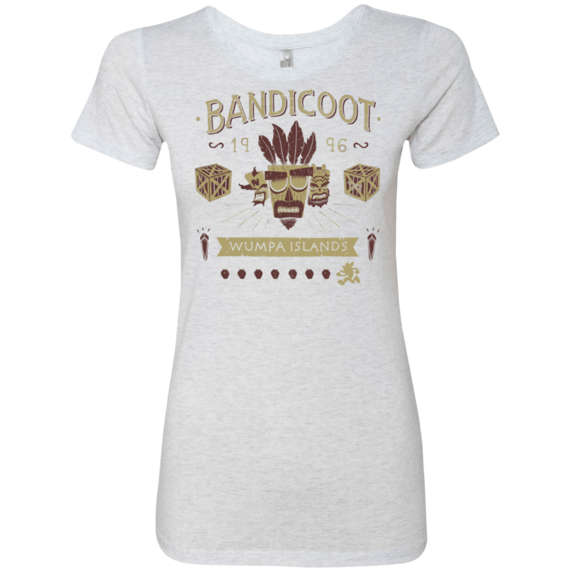 T-Shirts Heather White / Small Bandicoot Time Women's Triblend T-Shirt
