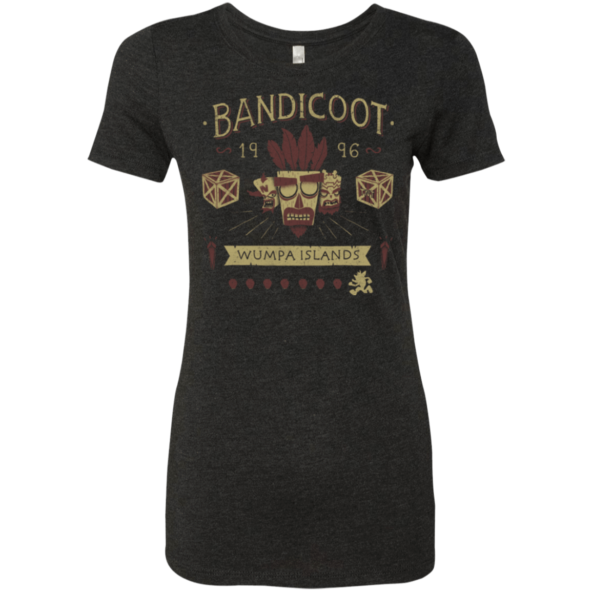 T-Shirts Vintage Black / Small Bandicoot Time Women's Triblend T-Shirt