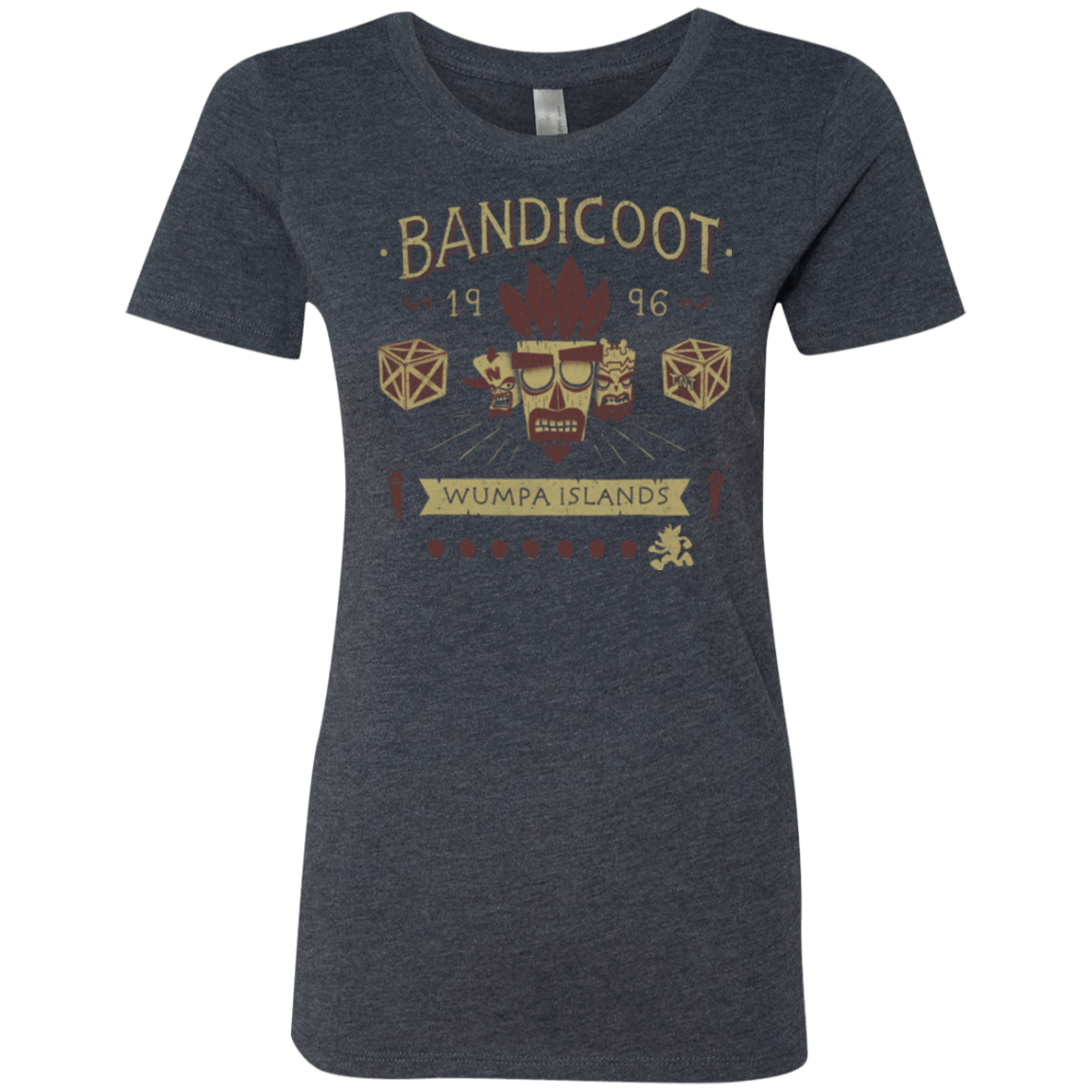 T-Shirts Vintage Navy / Small Bandicoot Time Women's Triblend T-Shirt