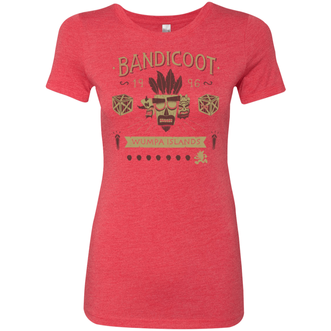 T-Shirts Vintage Red / Small Bandicoot Time Women's Triblend T-Shirt