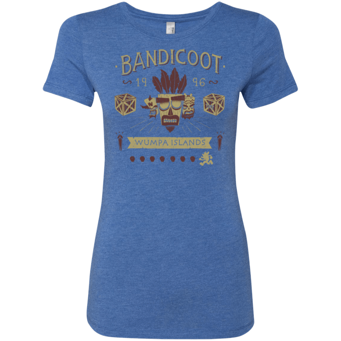 T-Shirts Vintage Royal / Small Bandicoot Time Women's Triblend T-Shirt