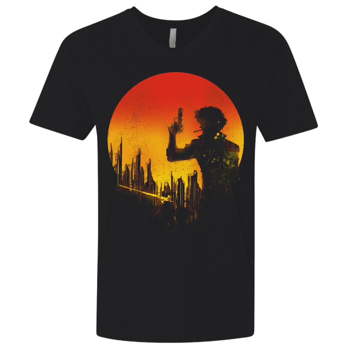 T-Shirts Black / X-Small Bang!! Men's Premium V-Neck