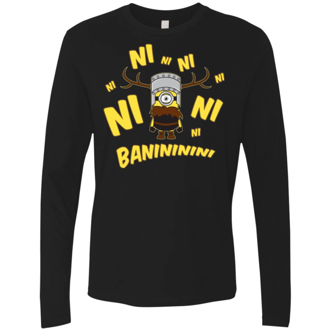 T-Shirts Black / Small Baninini Men's Premium Long Sleeve